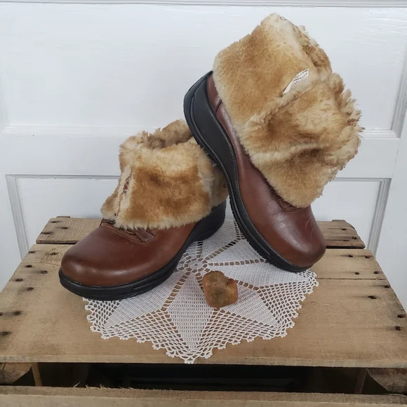 **SOLd*thankyou🌹Dansko Shearling Fur Lace-up Eskimo Mukluk Clog Boots•EU39 8.5 - Picture 6 of 13